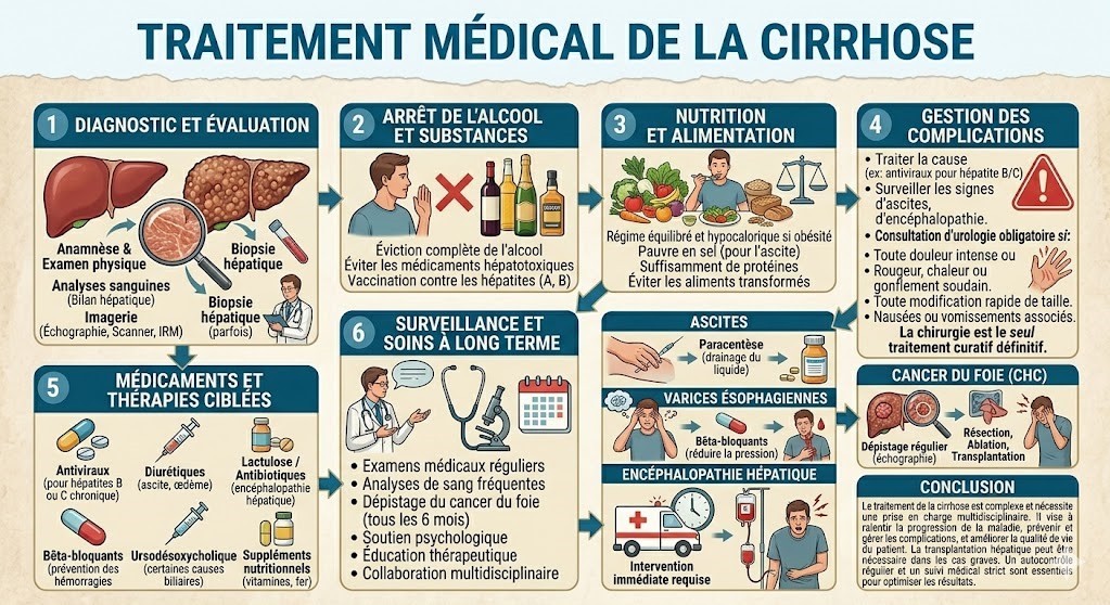 Traitement Médical de la Cirrhose